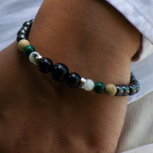 unisex zodiac crystal bracelet for Capricorn