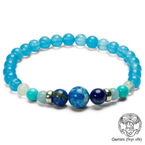 Divine magic Gemini zodiac sign crystal bead bracelet