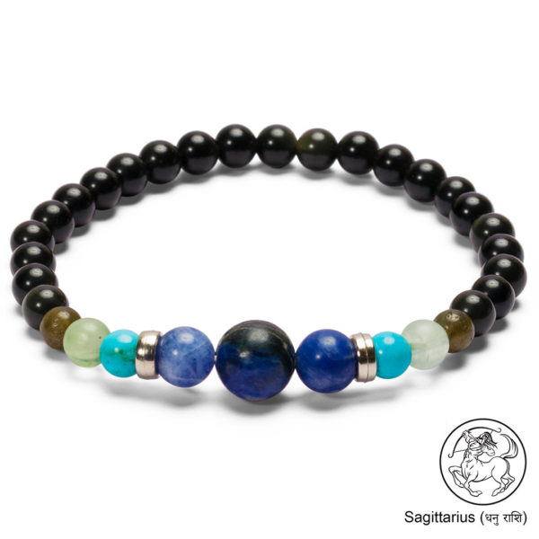 Sagittarius Zodiac Sign Crystal Bracelet