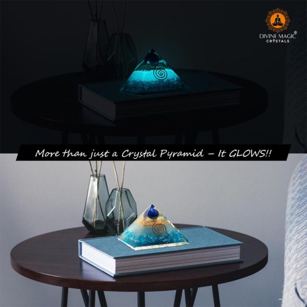 Divine Magic Blue Onyx Energy Generator Pyramid - Image 5