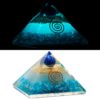 Divine Magic Blue Onyx Energy Generator Pyramid