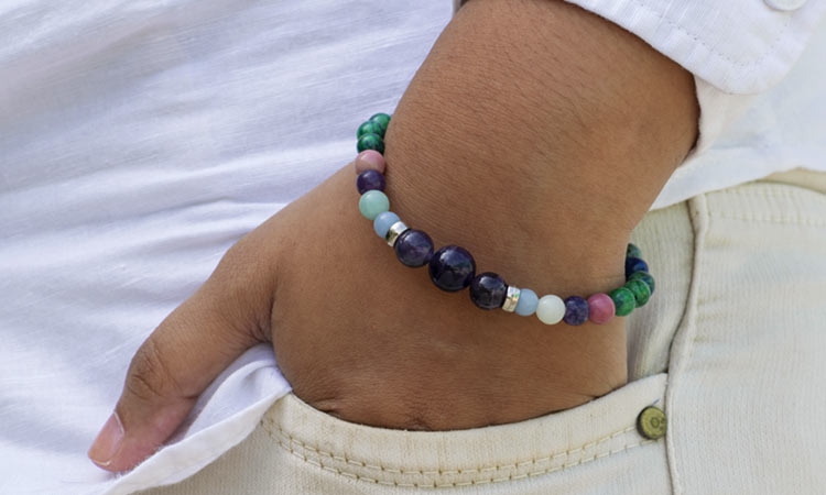 Aquarius Zodiac Crystal Bracelet Set – Inner Outer Balance