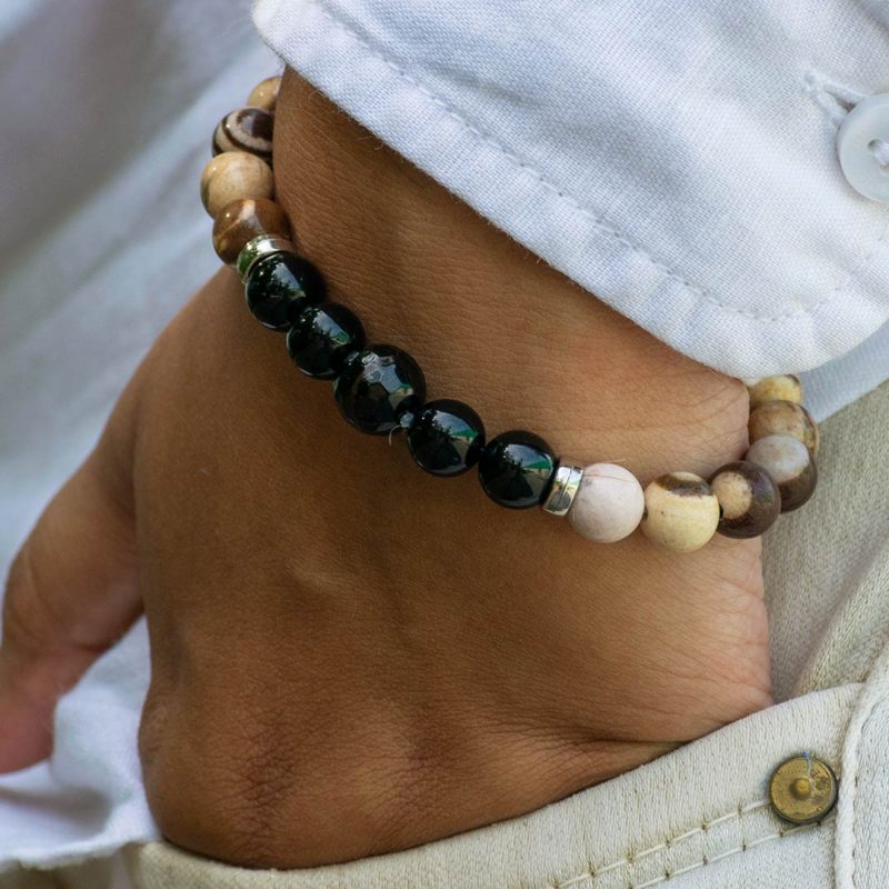 Amazon.com: Triple Protection Bracelet - For Protection - Bring Luck And  Prosperity - Hematite - Black Obsidian - Tiger Eye - Stone Bracelets :  Handmade Products