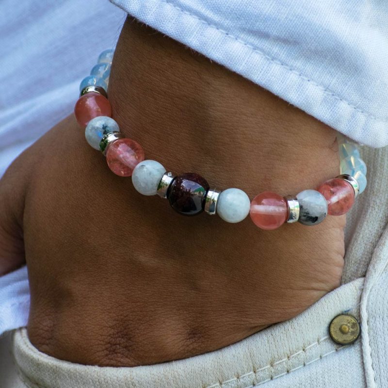 SOULMATE Attract Love Healing Crystal Reiki Angel Gemstone Bracelet –  Spiritual Diva Jewelry