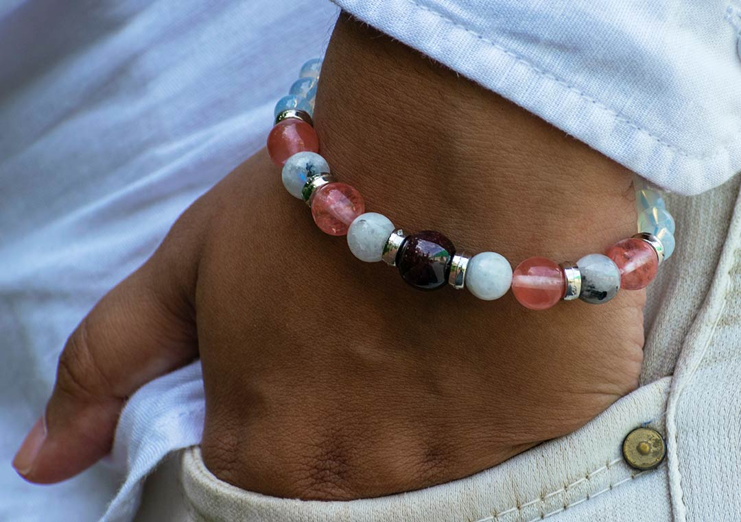 The Zen Crystals Rose Quartz Howlite Bracelet For Love & Peace | The Zen  Crystals