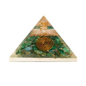 Divine Magic Green Aventurine Love + Wealth Crystal Pyramid